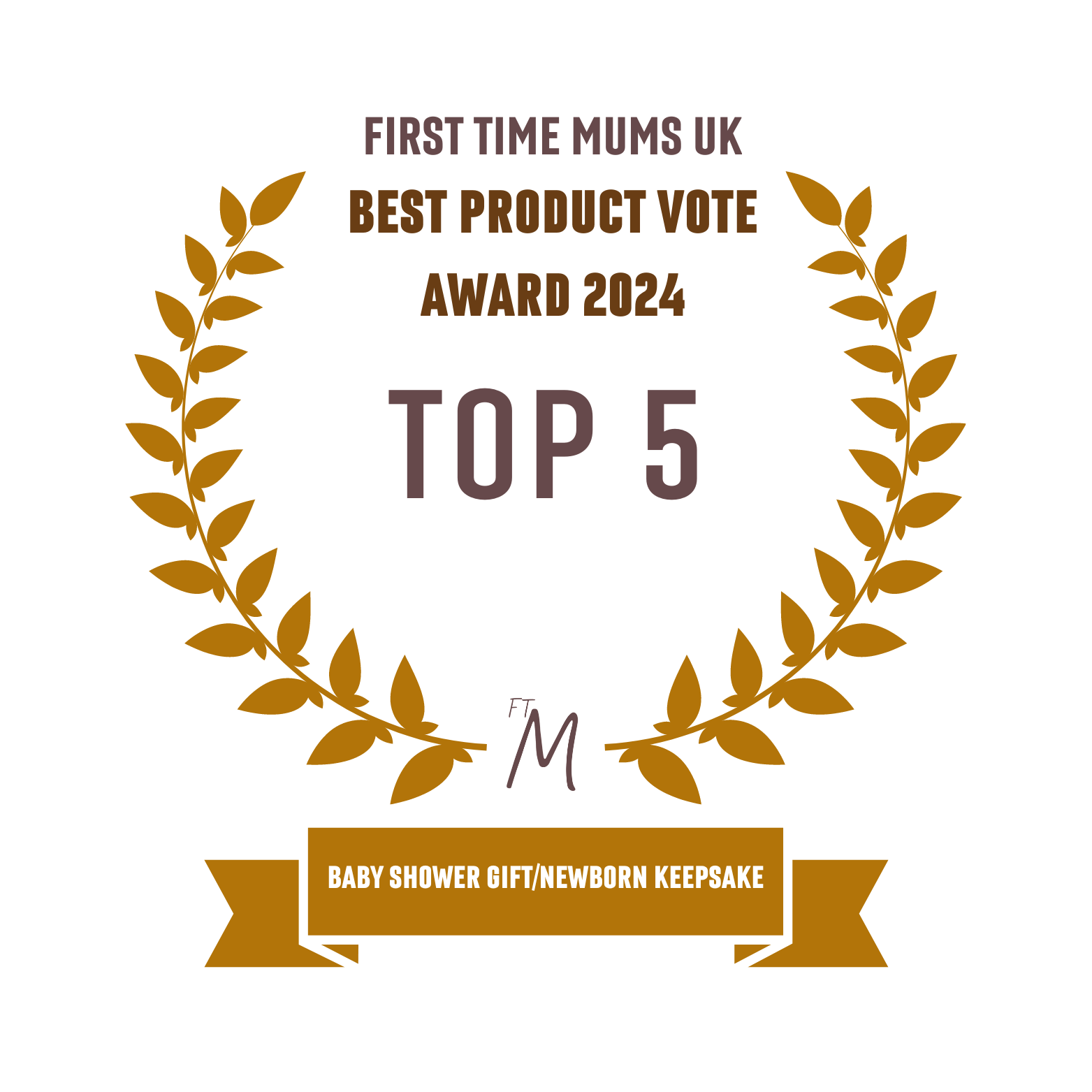First Time Mum's UK Best Product Vote Award Top 5 best Newborn Keepsake