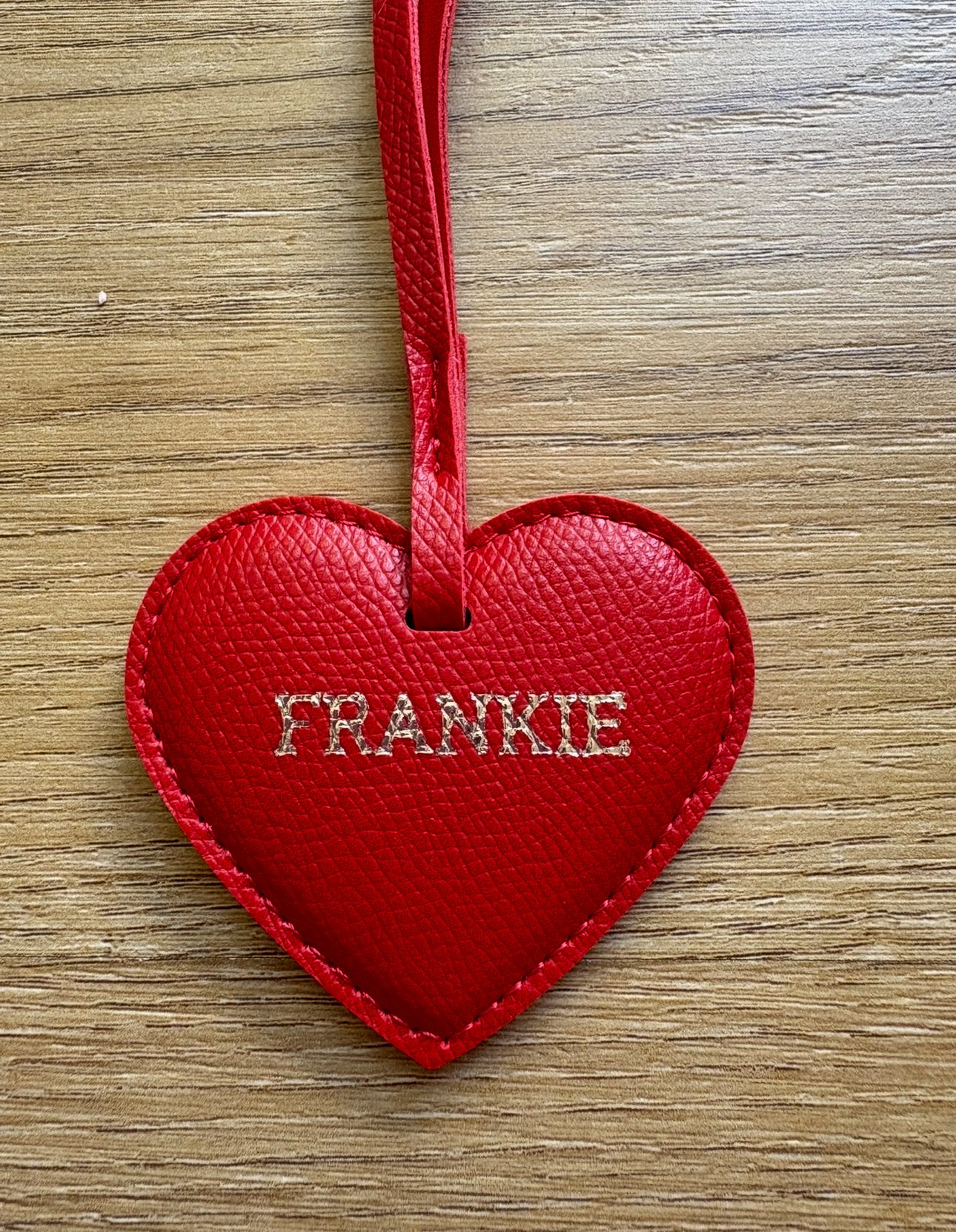 Personalised Leather Star/Heart