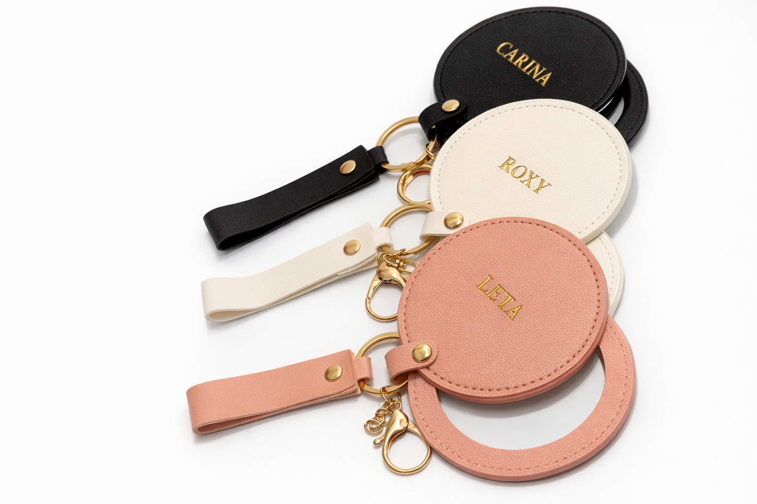 Monogrammed Luxe Keyring