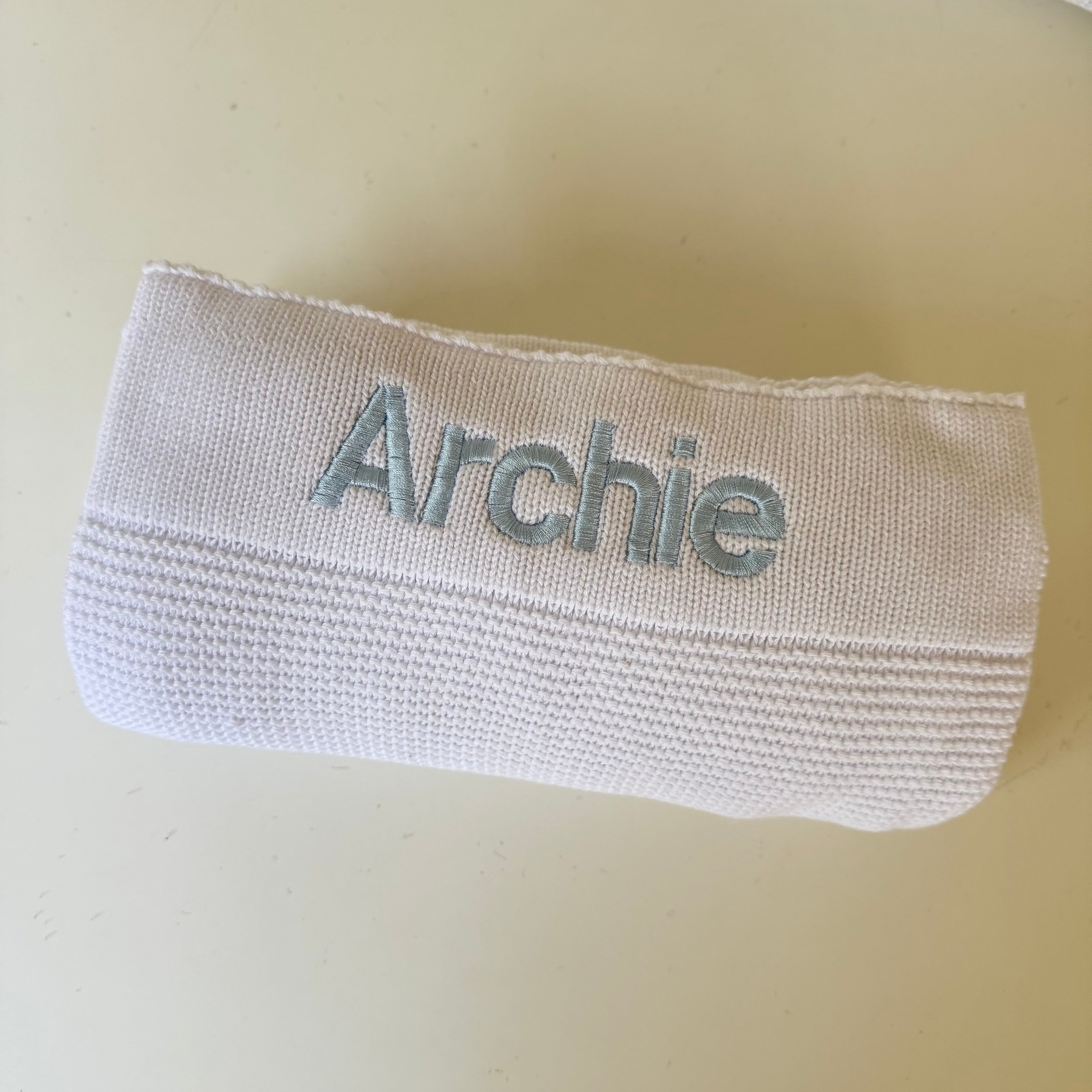 ‘Archie’ personalised blanket