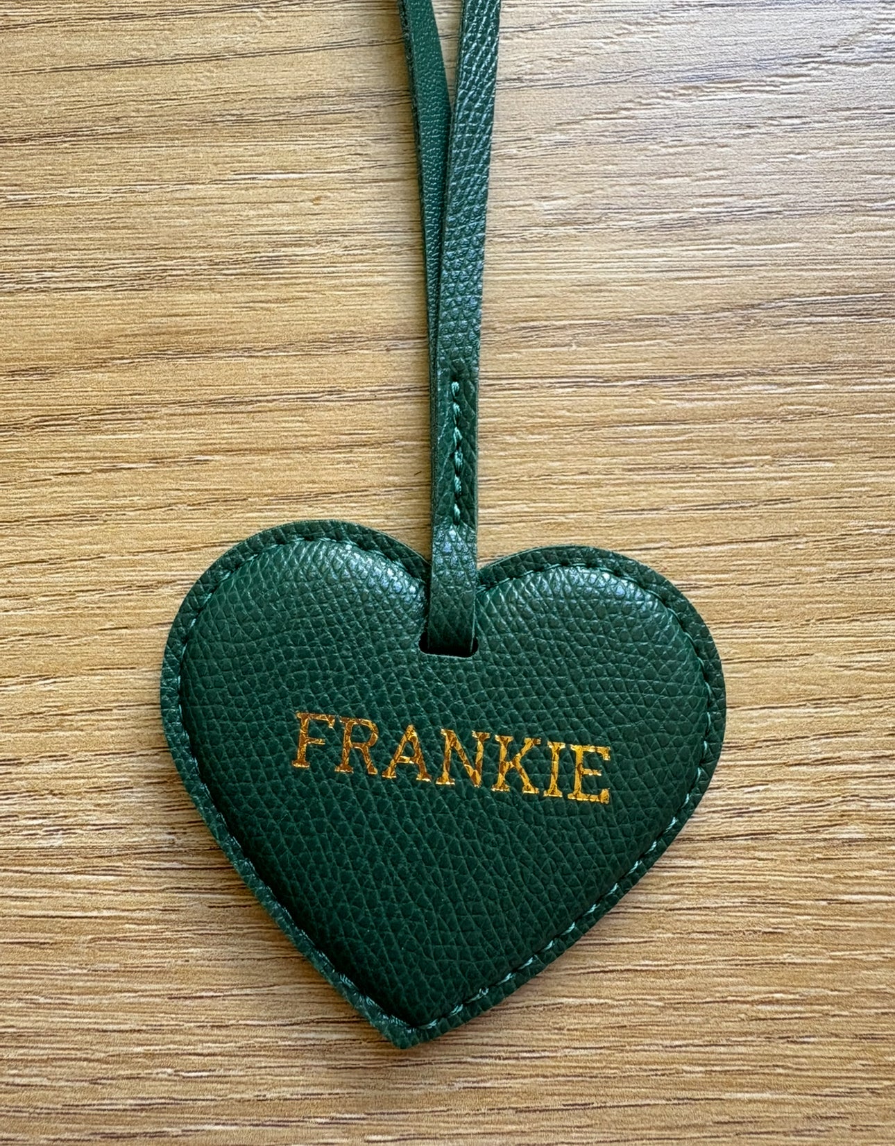 Personalised Leather Star/Heart