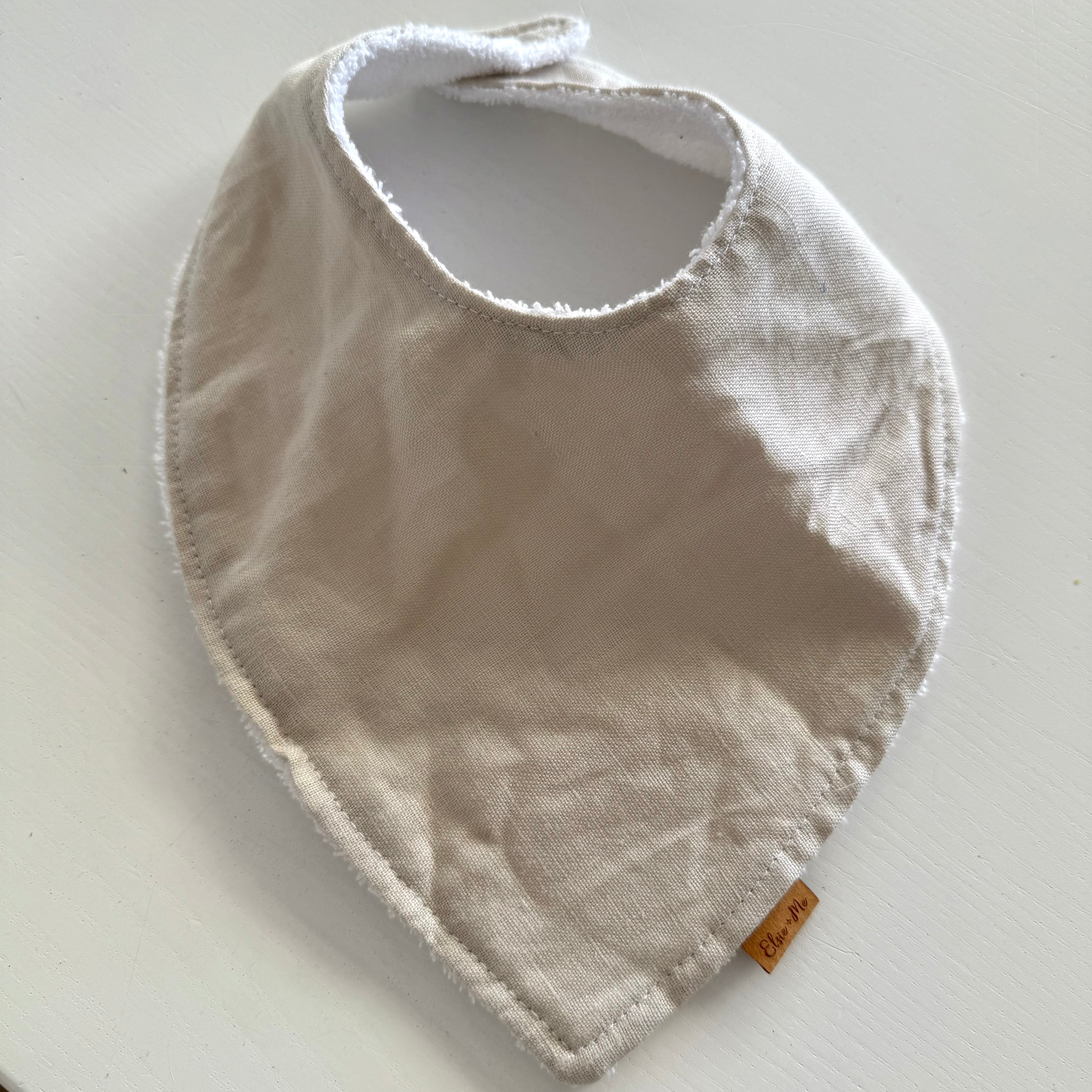 Elsie + Me Baby Bib Linen