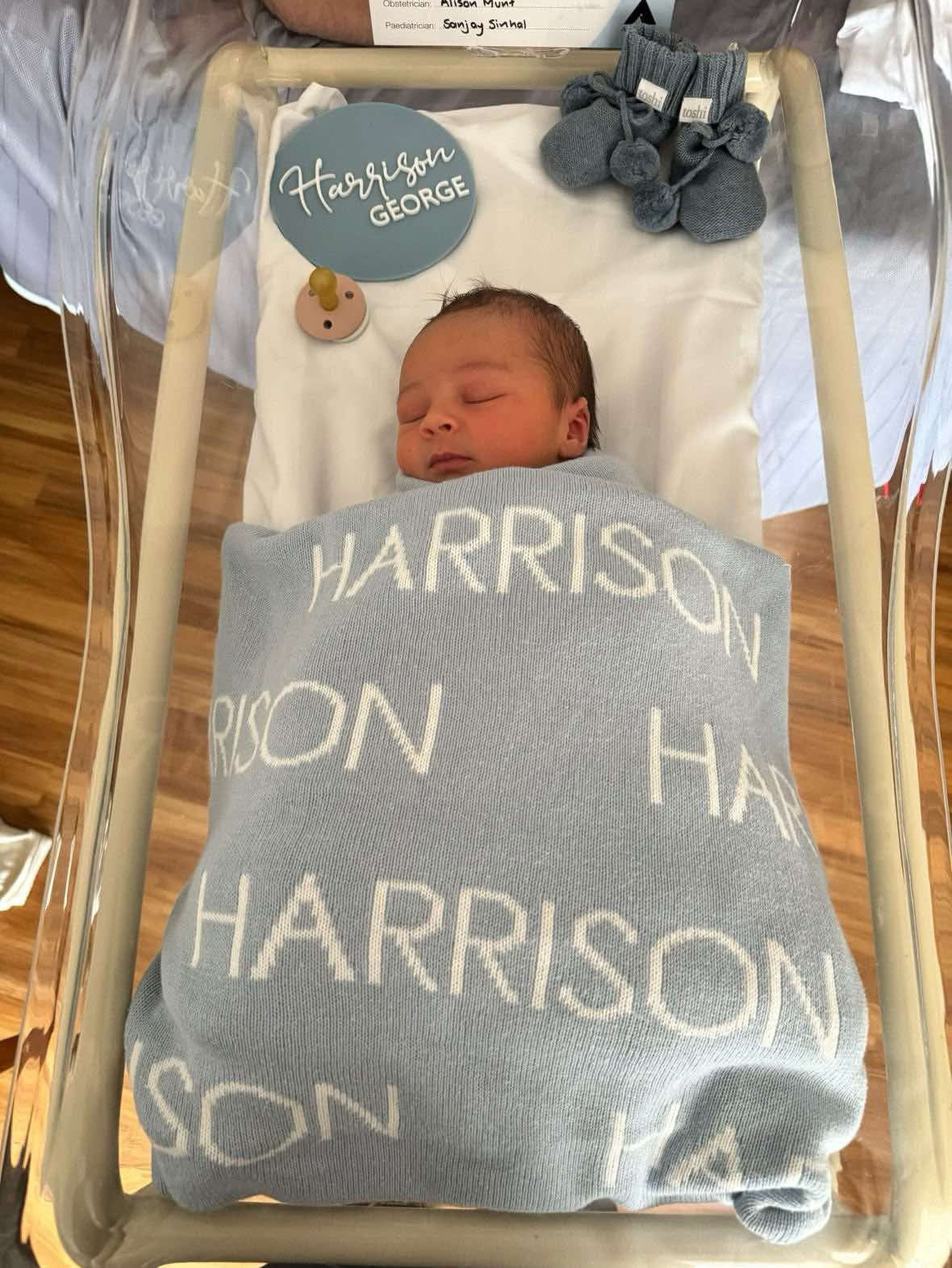 Personalised Printed Name Blanket by Curious Grace Co.