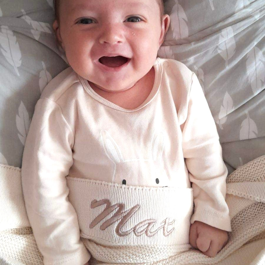 Personalised Embroidered Baby Blanket