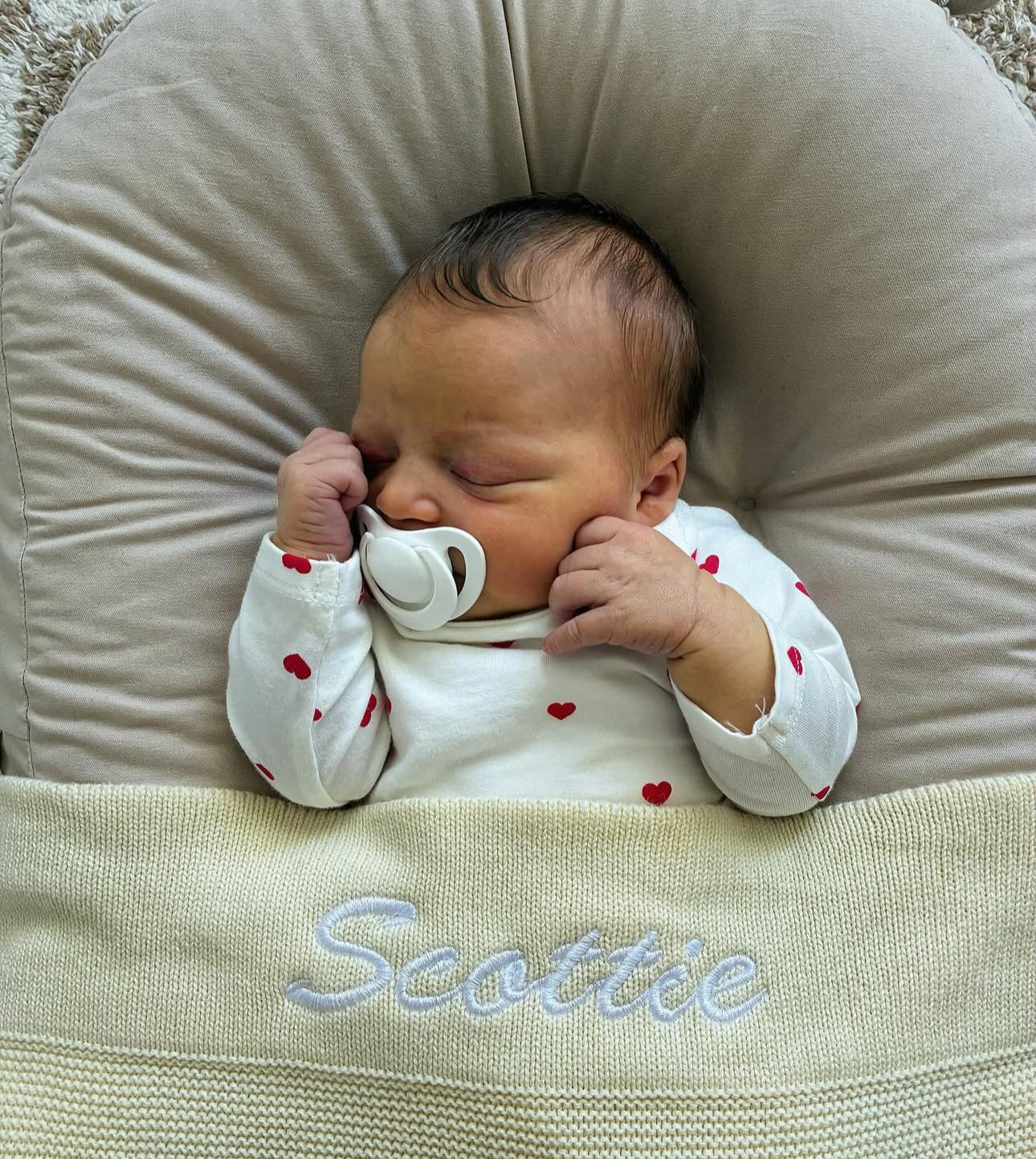 Personalised Embroidered Baby Blanket