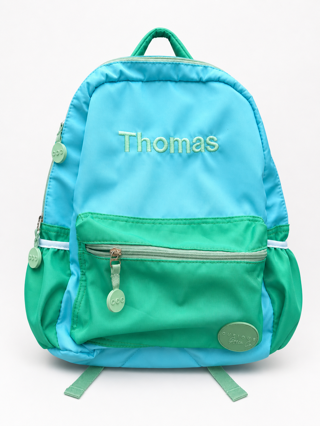 ‘Thomas’ Retro blue/green Backpack