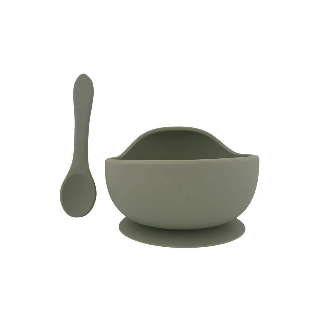 Silicone Bowl and Spoon Set