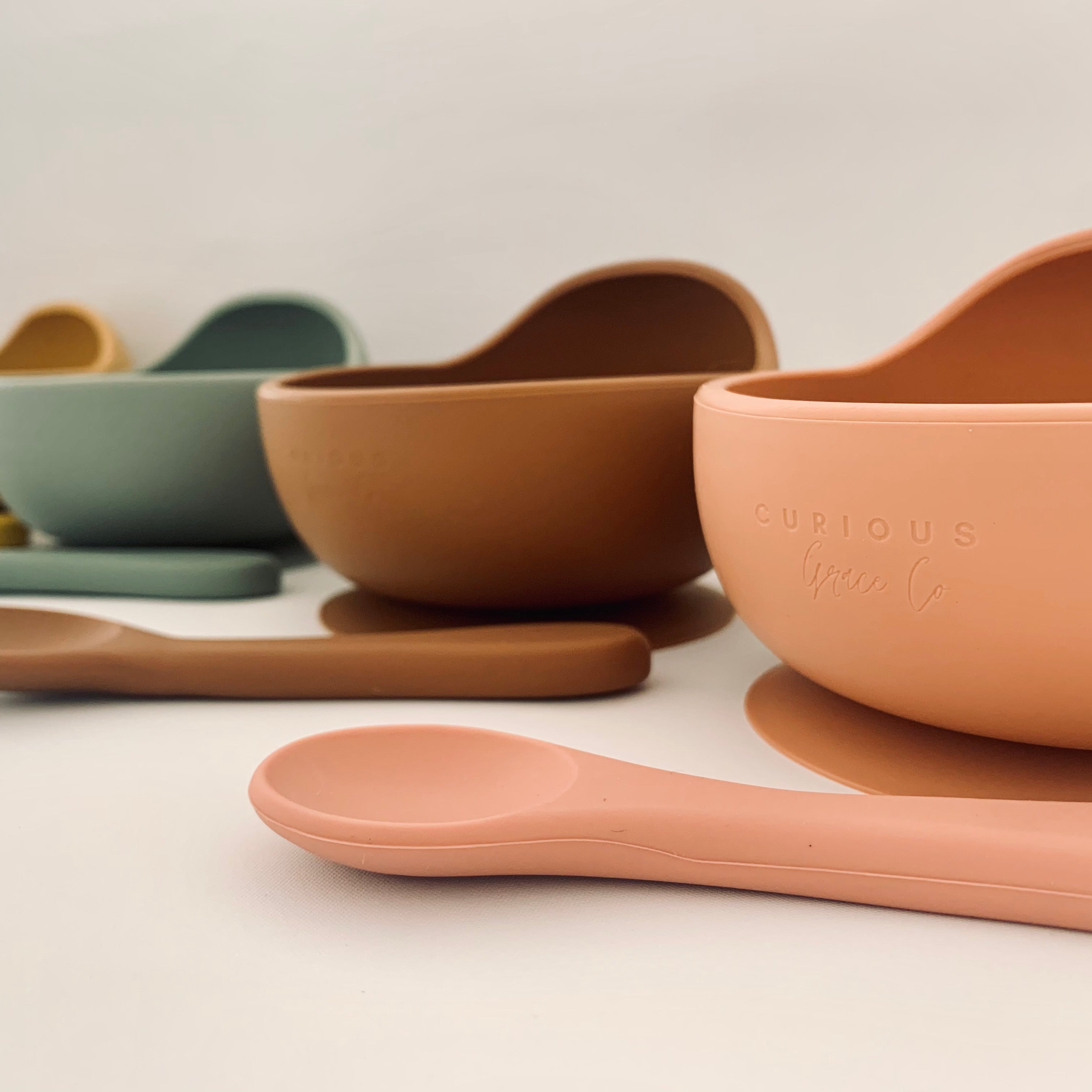 Silicone Bowl and Spoon Set