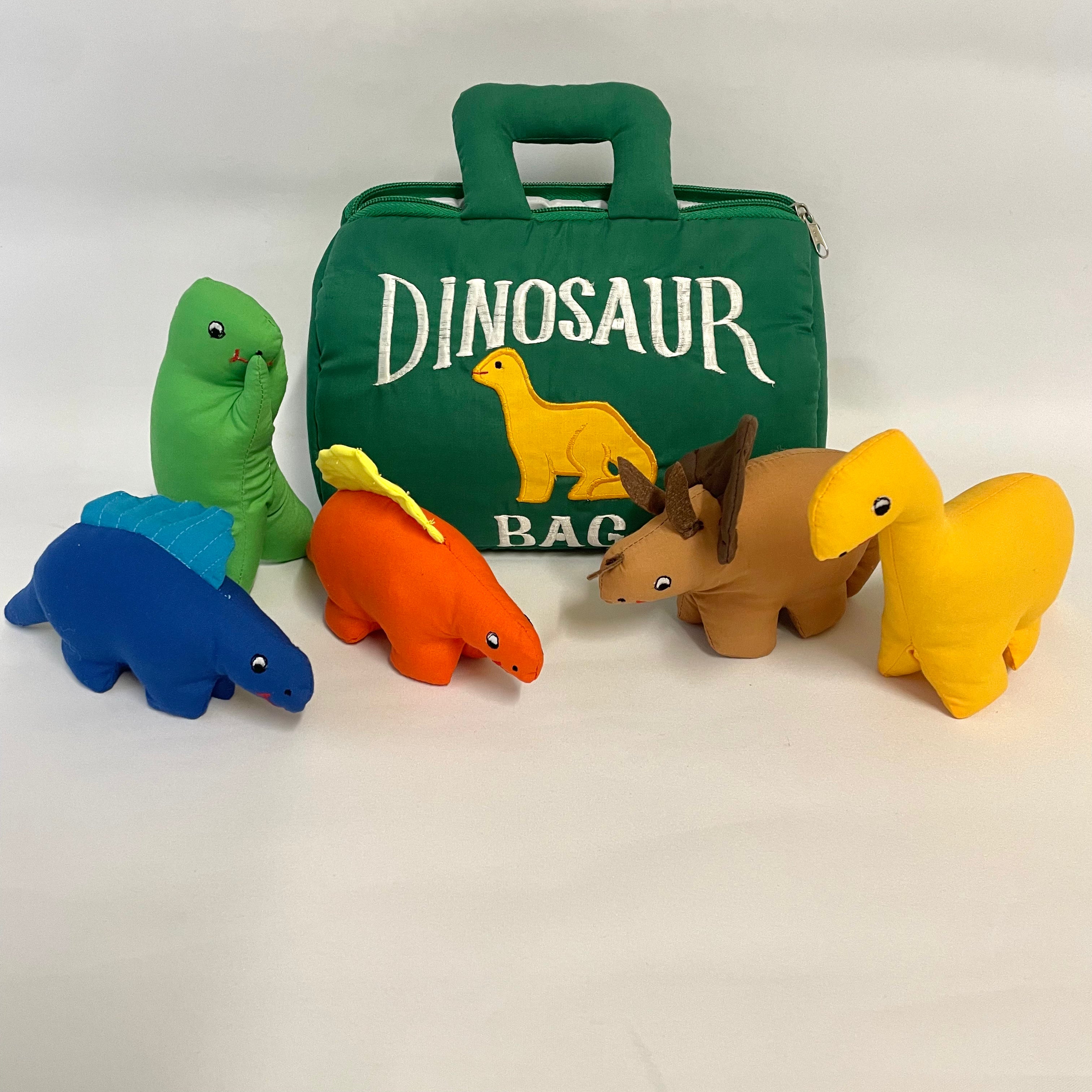 Cloth Activity Play Bag - Dinosaur Bag