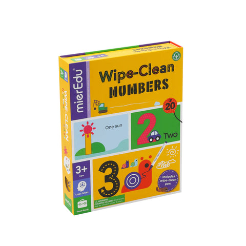 mierEdu Wipe & Clean Activity Set - Numbers