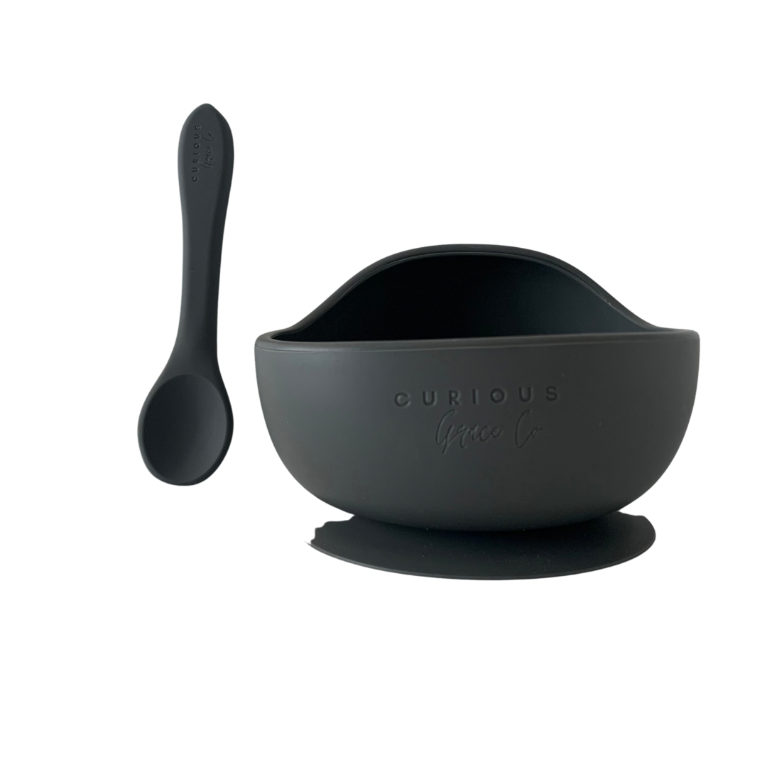 Silicone Bowl and Spoon Set