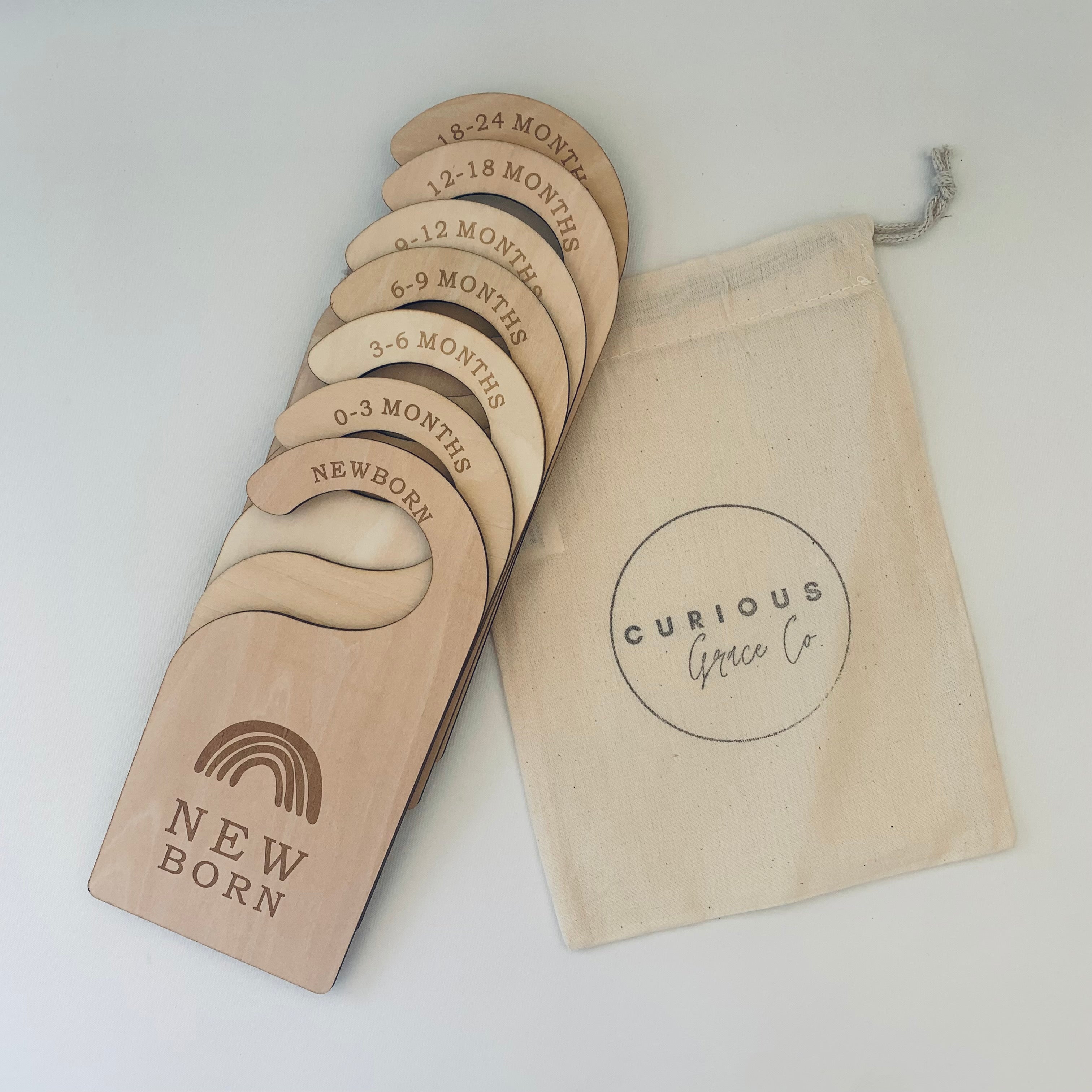 Wooden Baby Wardrobe Dividers