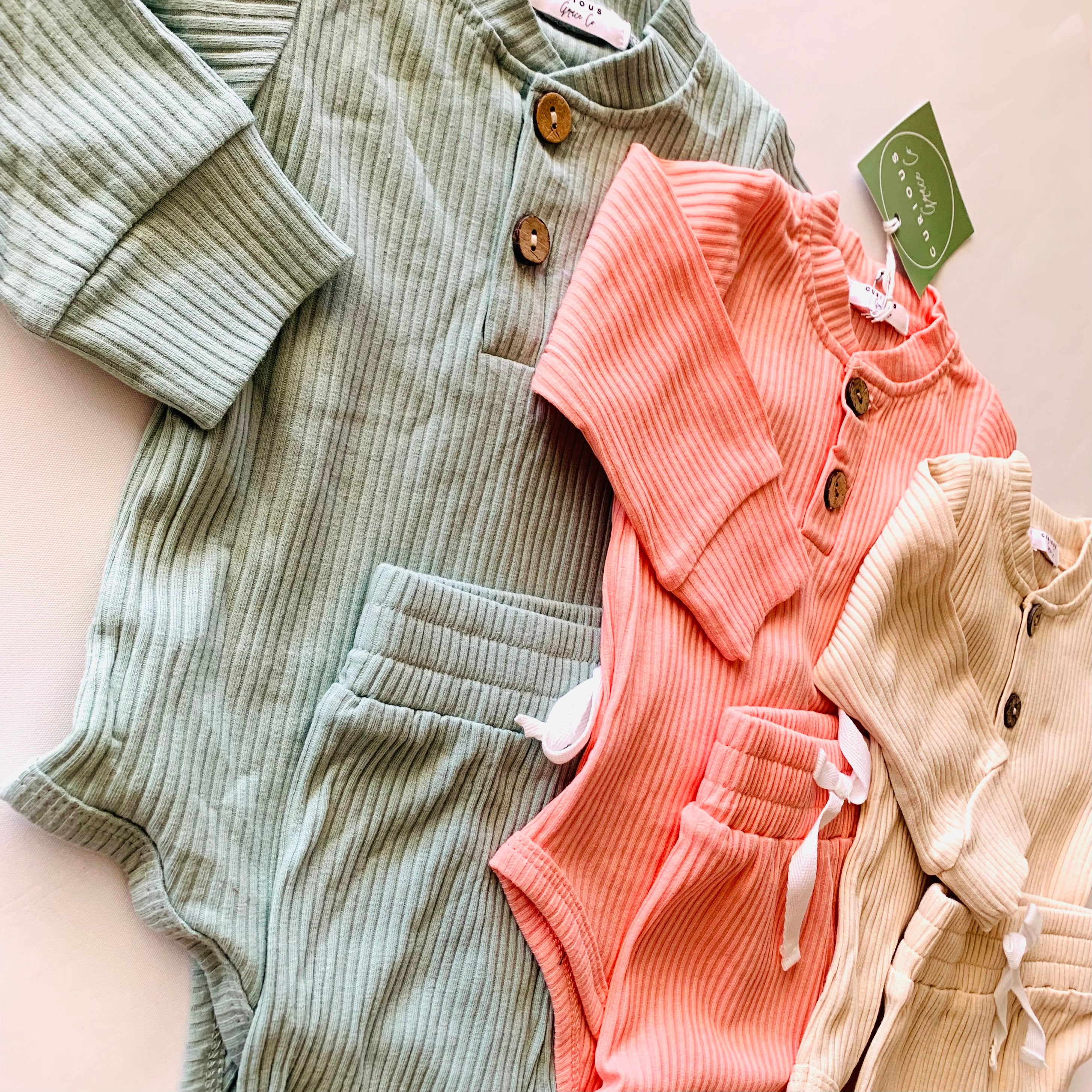 Ribbed Cotton Set