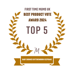 First Time Mum's UK Best Product Vote Award Top 5 best Newborn Keepsake