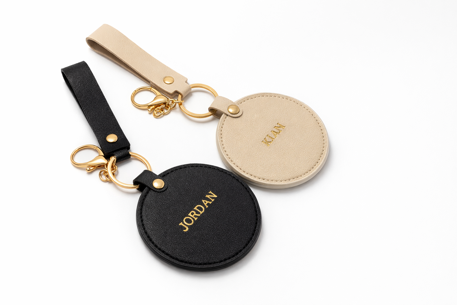 Monogrammed Luxe Keyring