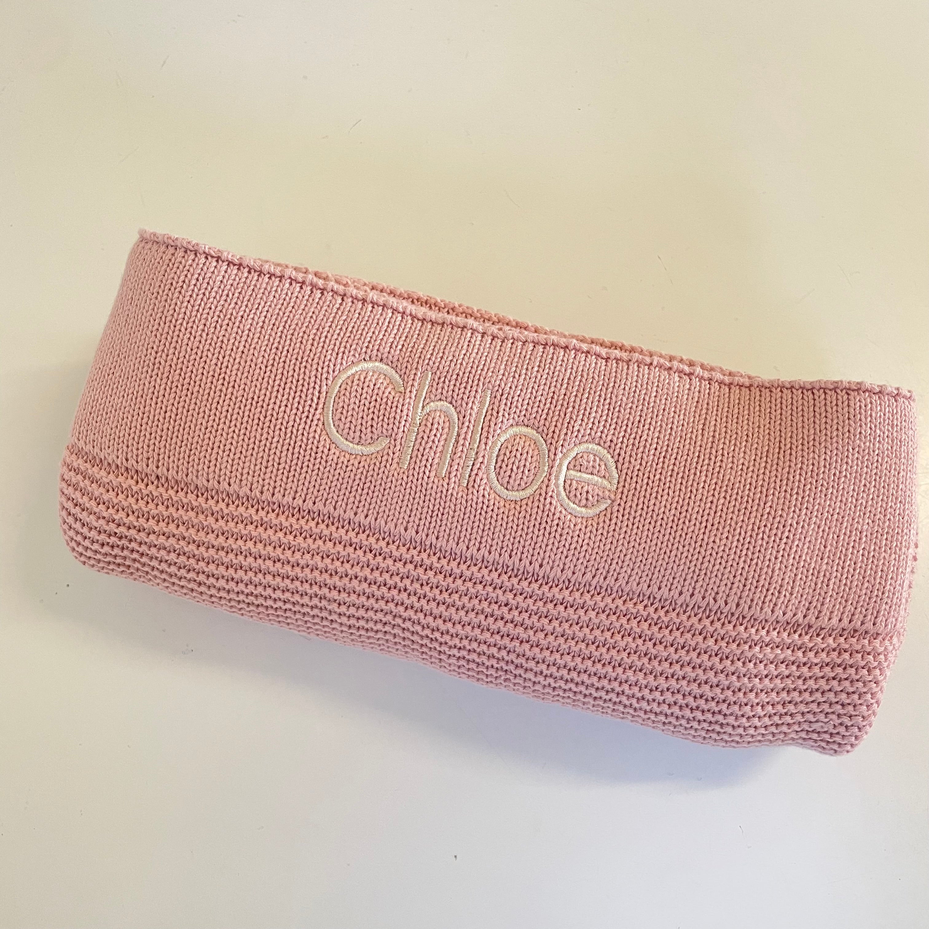 cheap customised blanket for baby girl Chloe