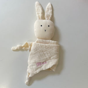 “Mae” Personalised Bunny in Cream