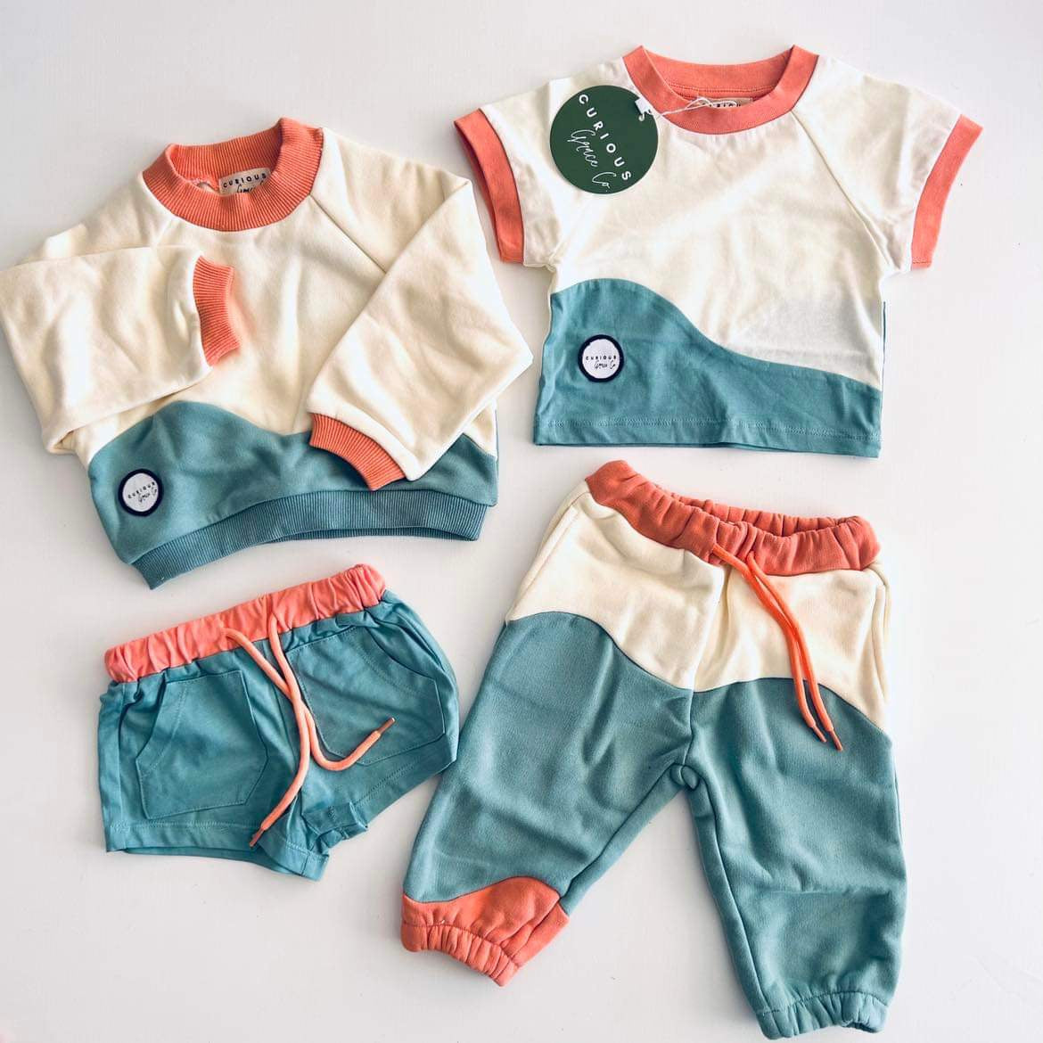 Curious Grace Co. OG summer sets and Tracksuits matching sets