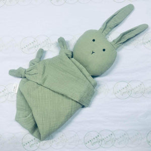 Baby Comforter Green Bunny