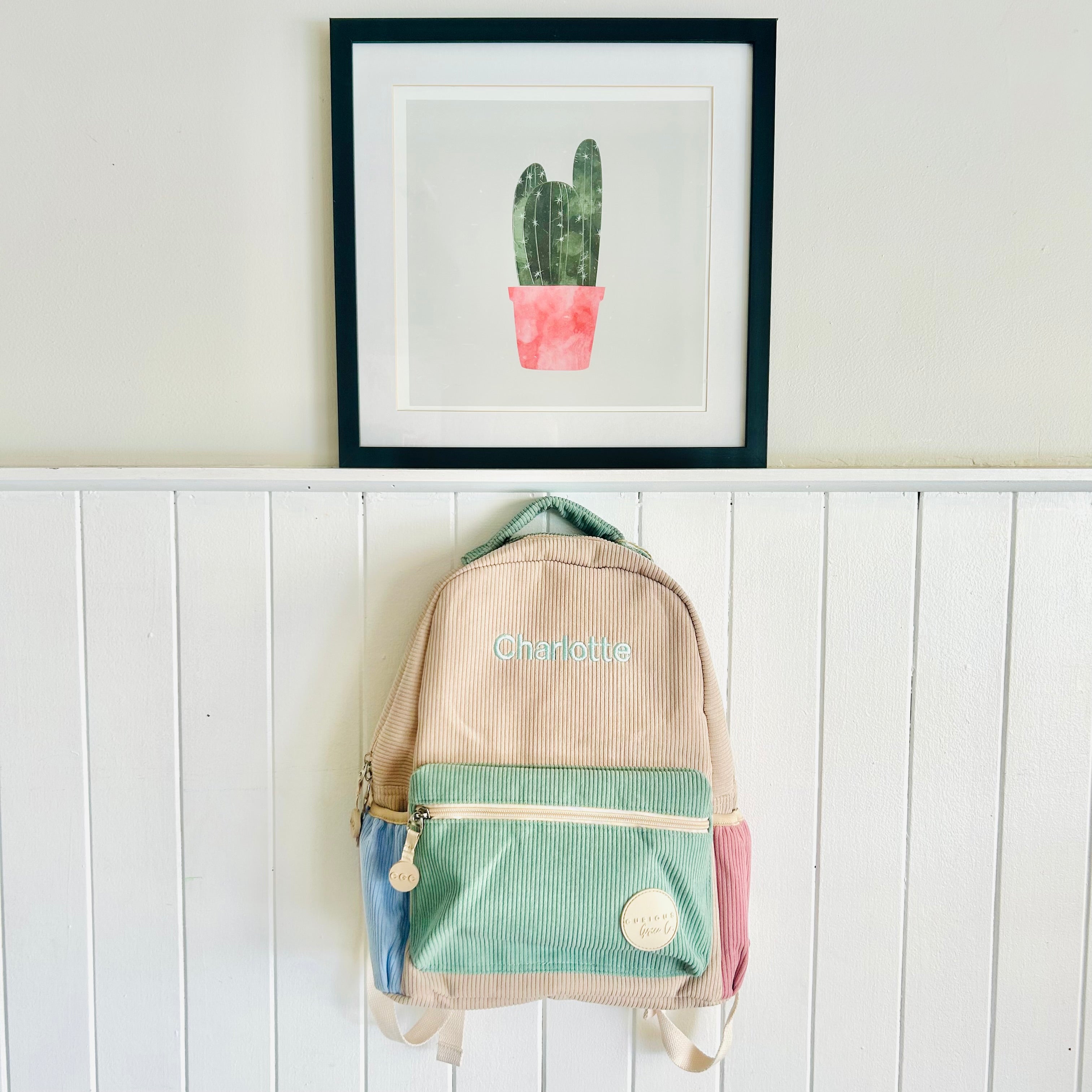 Corduroy Backpack (with personalised option)