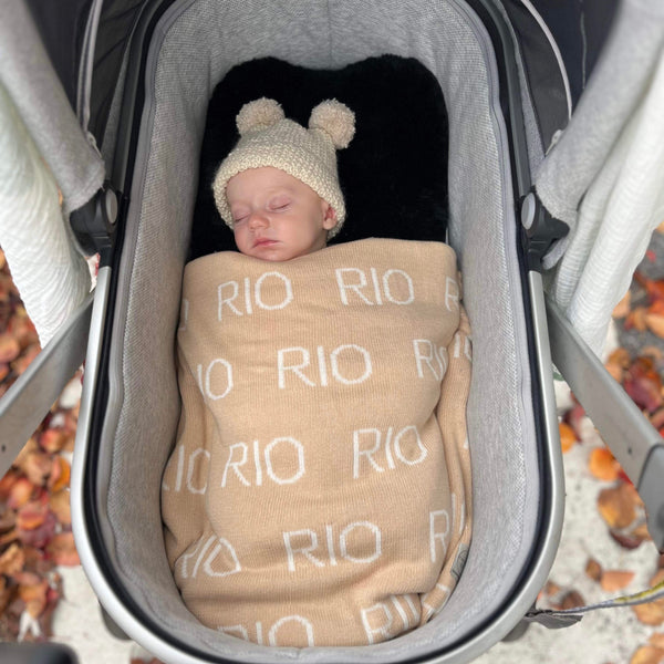 Personalised Printed Name Blanket by Curious Grace Co.