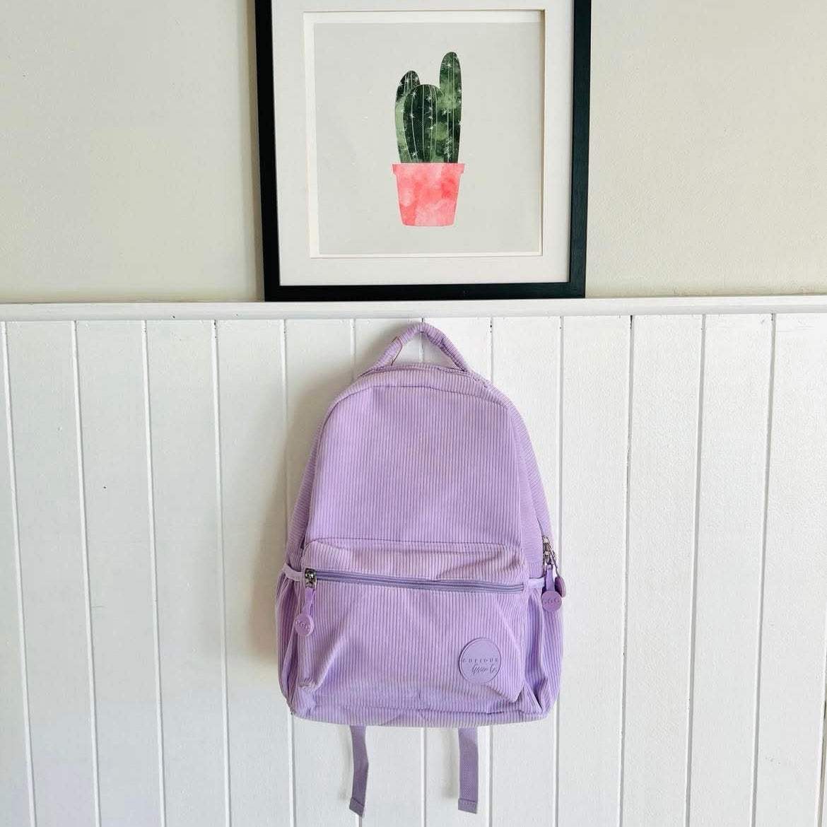 Corduroy Backpack (with personalised option)