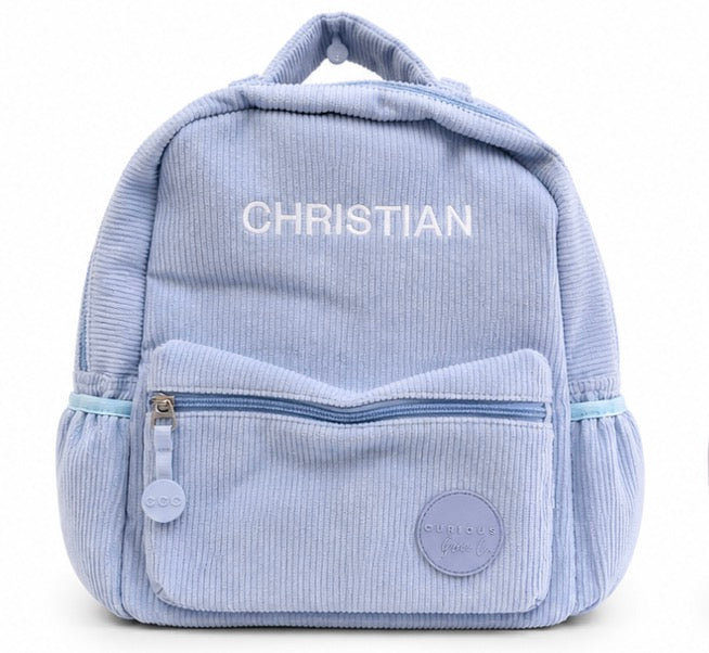 ‘CHRISTIAN’ blue Backpack