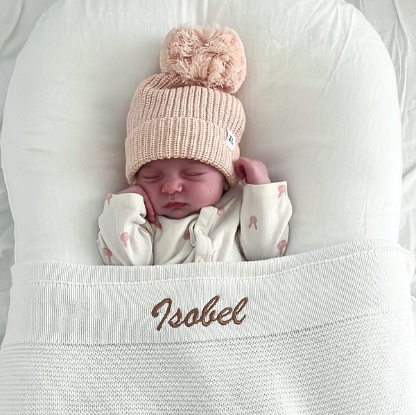 Personalised Embroidered Baby Blanket