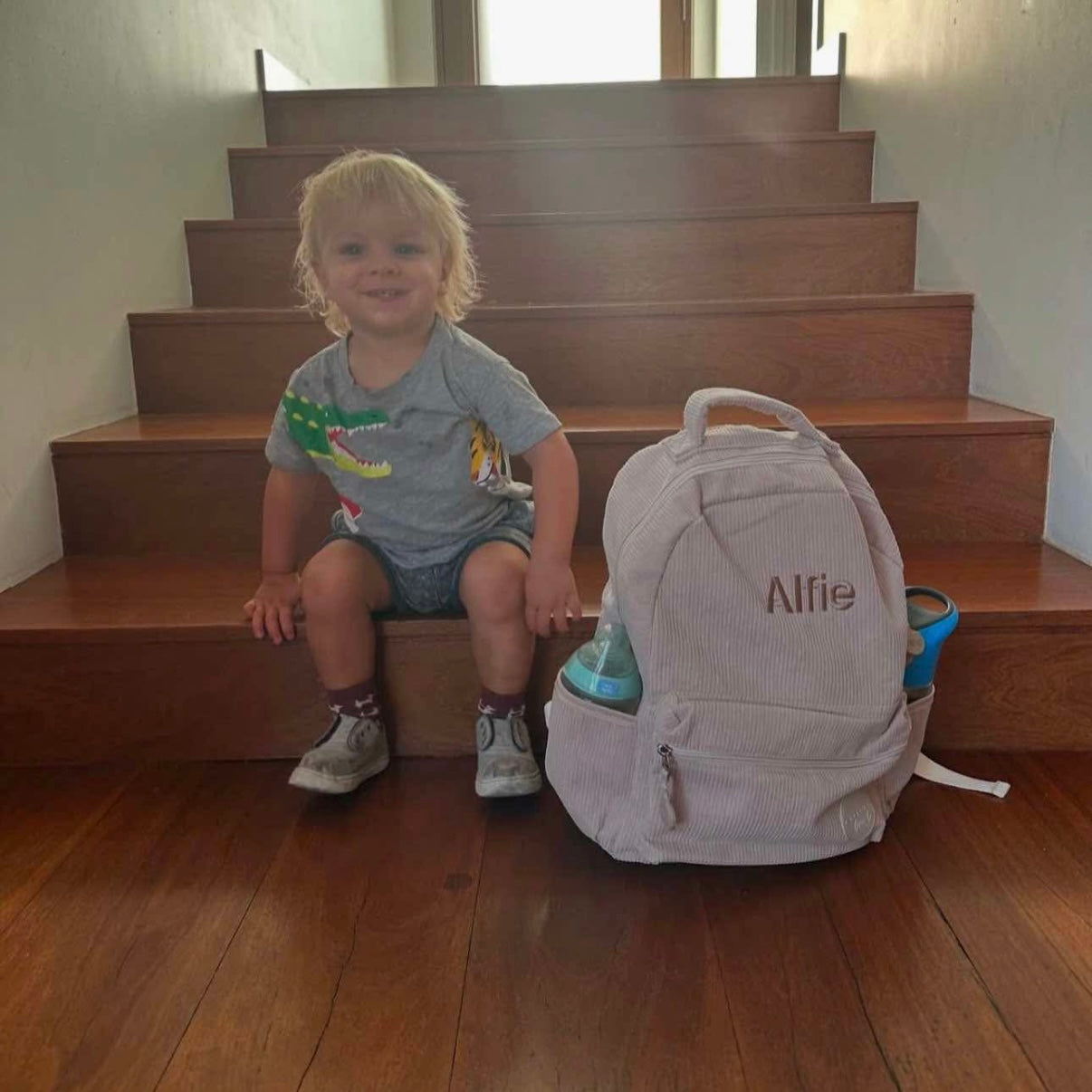 Corduroy Backpack (with personalised option)