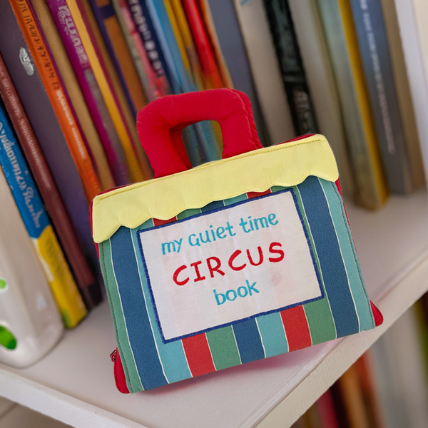 Cloth Activity Book - My quiet time circus book