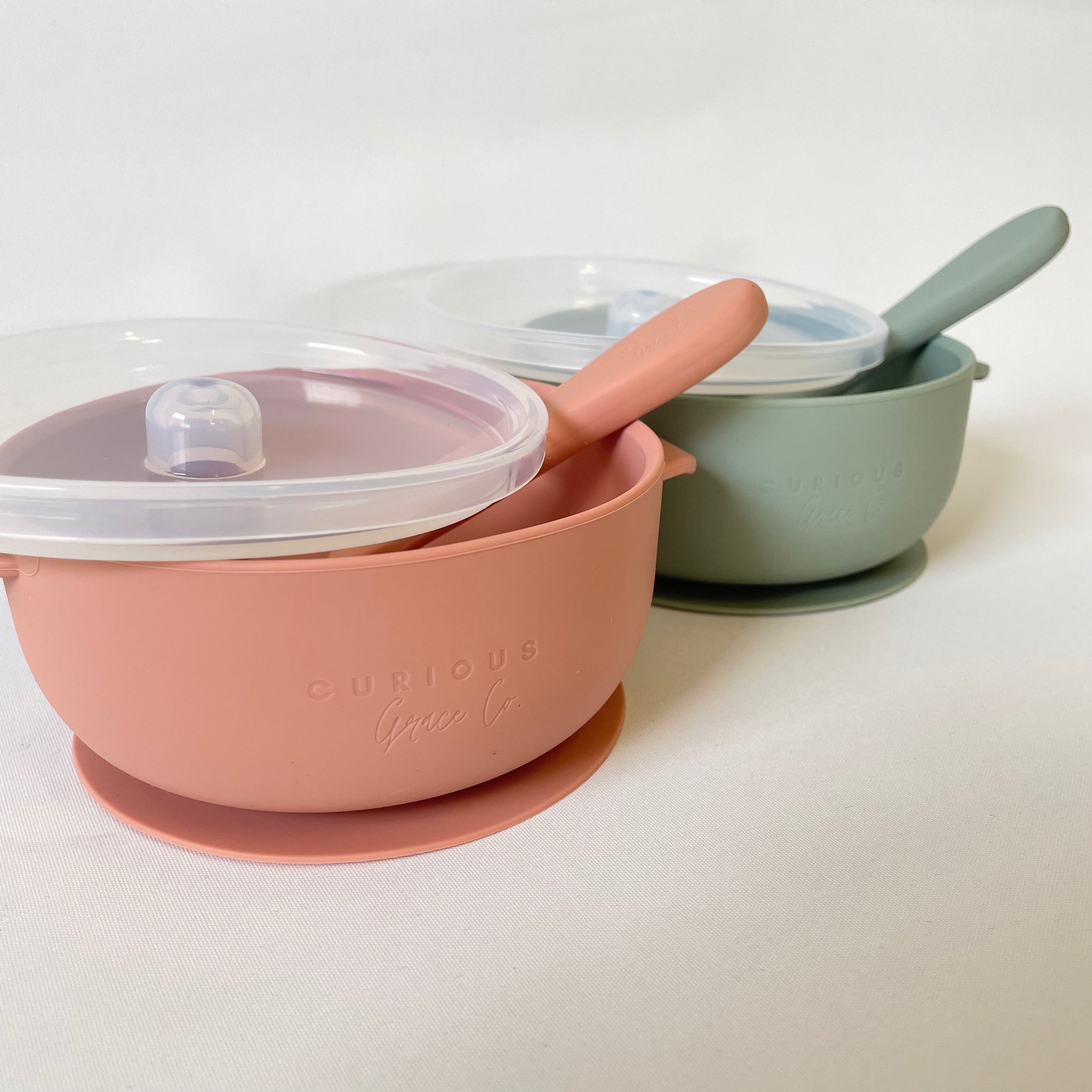 Silicone Bowl and Spoon Set