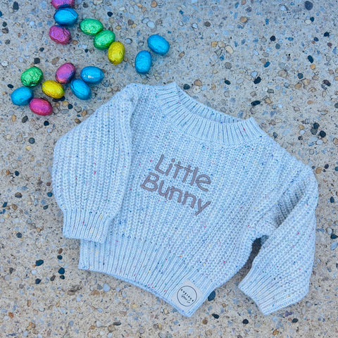 ‘Little bunny’ Speckled knit