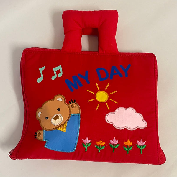 Cloth Activity Book - My Day
