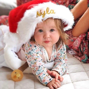 Personalised Embroided Santa Hat