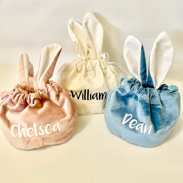 personalised easter hunting bags