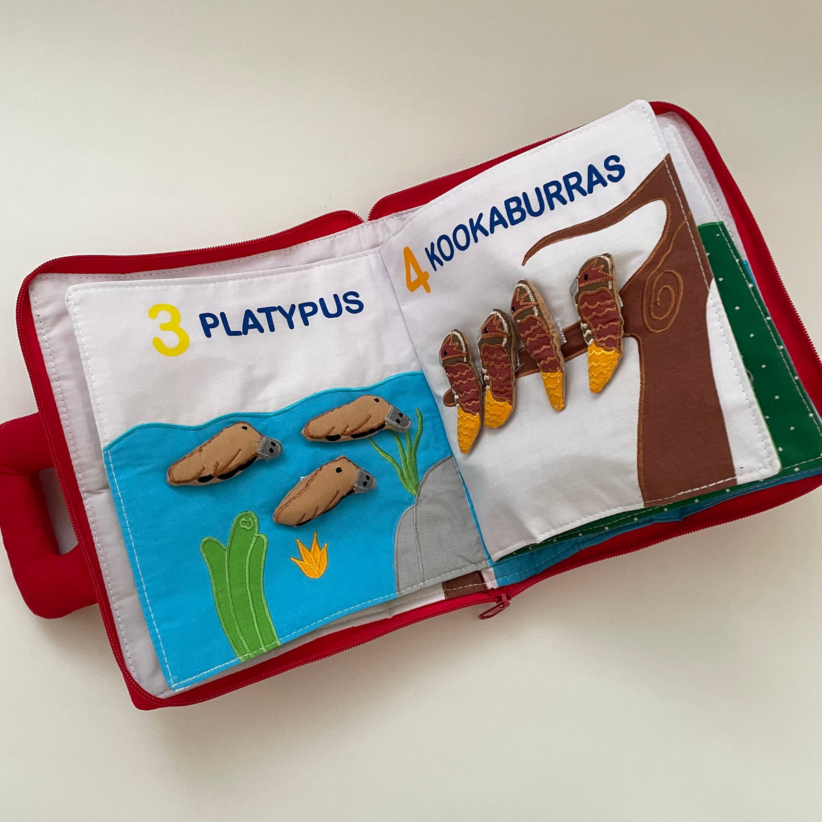 Cloth Activity Book My Australian Animal Book Curious Grace Co 💚