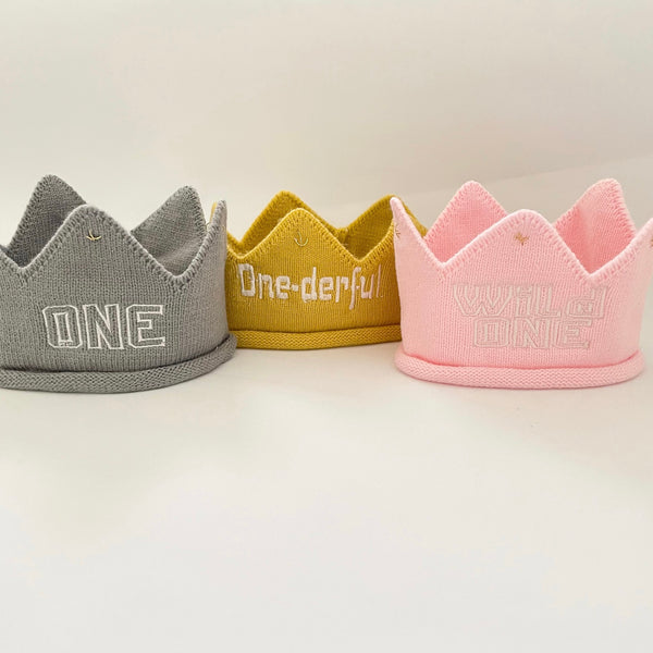 Baby Boy & Girl Knitted Crown