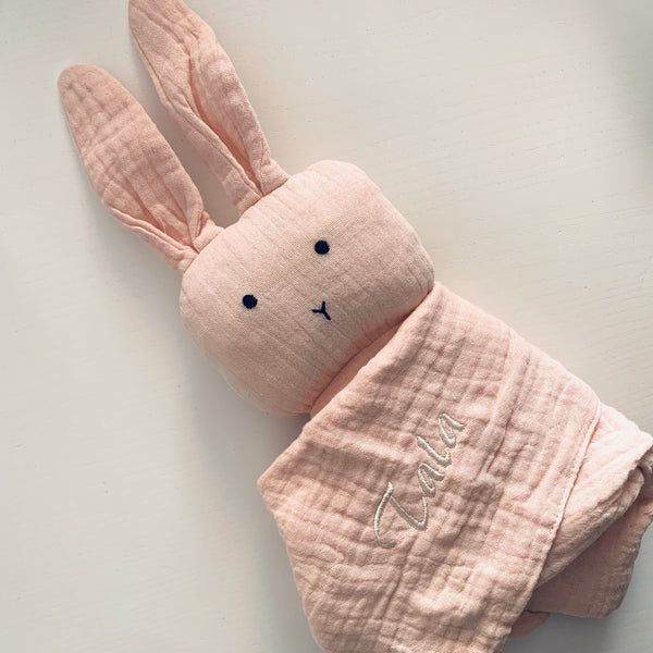 Baby Comforter Blush Bunny